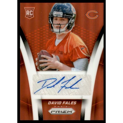 2014 Panini Prizm Rookie Autographs Prizms Red #ARDF1 David Fales/75