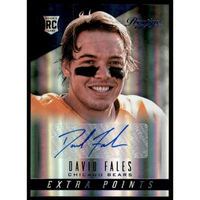 2014 Prestige Extra Points Blue Autographs #227 David Fales