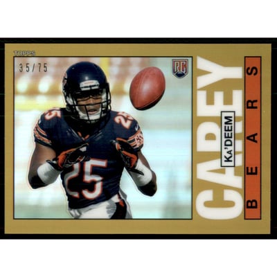 2014 Topps Chrome 1985 Gold Refractors #27 Ka'Deem Carey