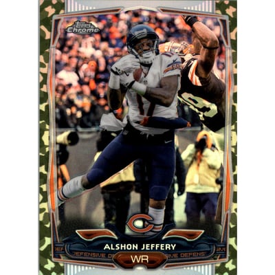 2014 Topps Chrome Mini Camo Refractors #33 Alshon Jeffery