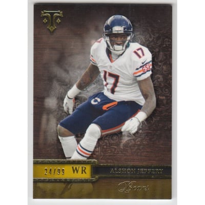 2014 Topps Triple Threads Gold #52 Alshon Jeffery