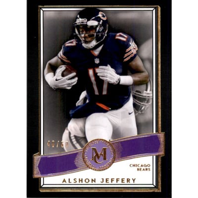 2015 Topps Museum Collection 60th Anniversary Amethyst #32 Alshon Jeffery