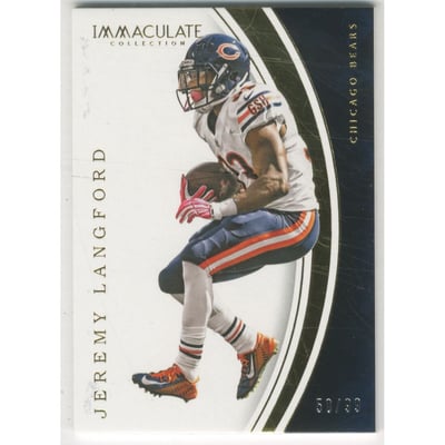 2016 Immaculate Collection #60 Jeremy Langford