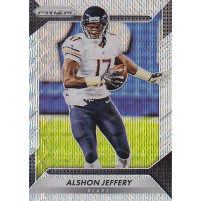 2016 Panini Prizm Prizms Blue Wave #197 Alshon Jeffery
