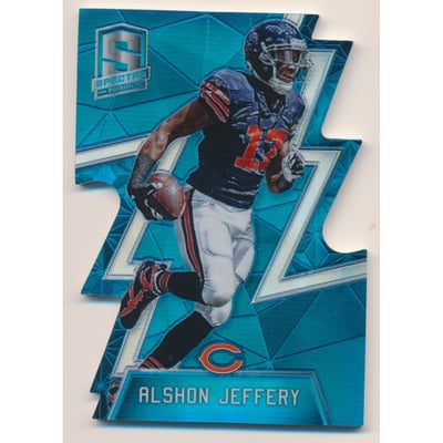 2016 Panini Spectra Neon Blue Die Cut #107 Alshon Jeffery