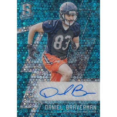 2016 Panini Spectra Neon Blue #225 Daniel Braverman AU