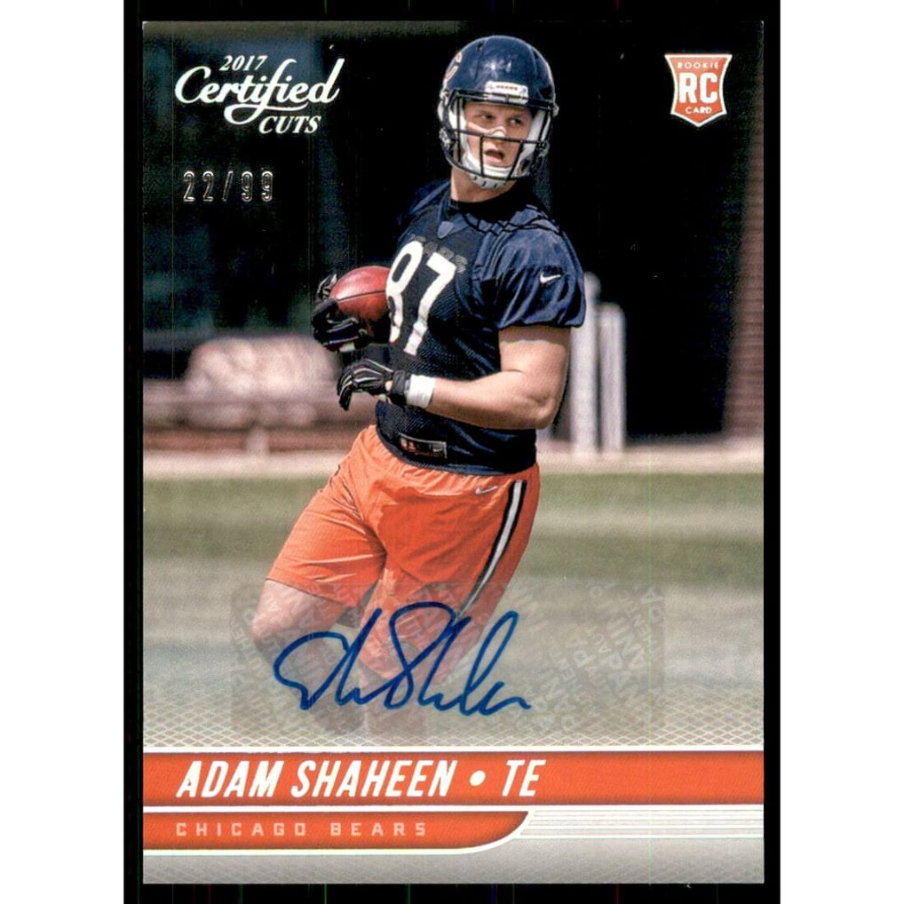 2017 Certified Cuts Rookie Scripts Silver #192 Adam Shaheen