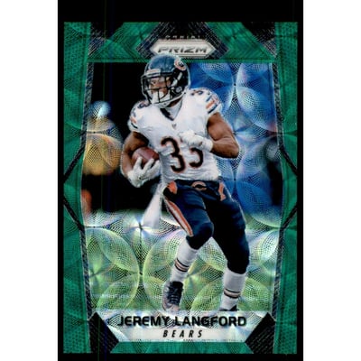 2017 Panini Prizm Prizms Green Scope #151 Jeremy Langford