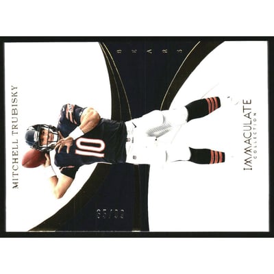 2018 Immaculate Collection #67 Mitchell Trubisky