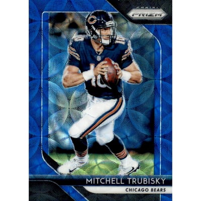 2018 Panini Prizm Prizms Blue Scope #163 Mitchell Trubisky