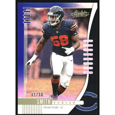 2019 Absolute Spectrum Blue #66 Roquan Smith