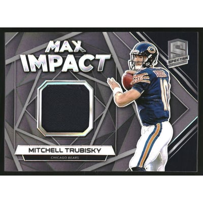 2019 Panini Spectra Max Impact Materials #41 Mitchell Trubisky/199