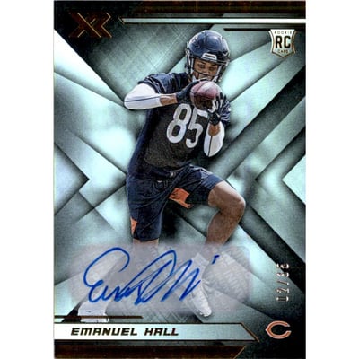 2019 Panini XR Autographs #144 Emanuel Hall/35