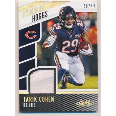 2020 Absolute Ground Hoggs Materials Prime #19 Tarik Cohen/49