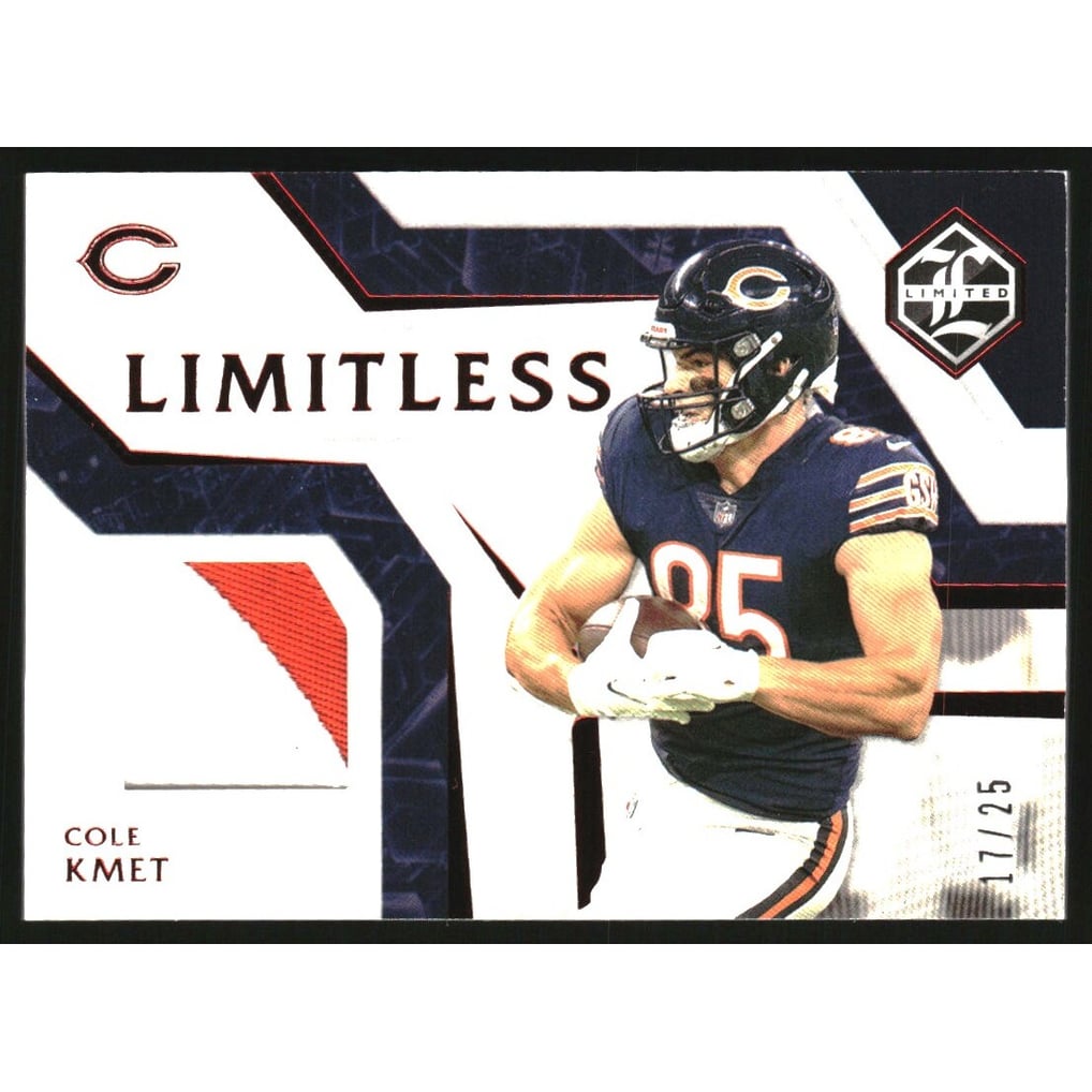 2021 Limited Limitless Materials Ruby Spotlight #5 Cole Kmet