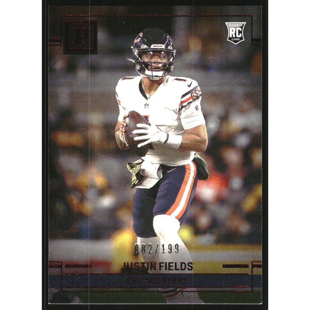 2021 Panini Chronicles Panini Red #4 Justin Fields