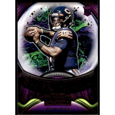 2021 Panini Contenders Supernatural Ruby #4 Justin Fields