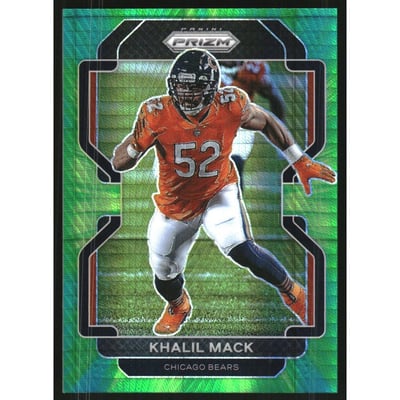 2021 Panini Prizm Prizms Hyper #163 Khalil Mack