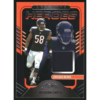 2022 Absolute Absolute Heroes Memorabilia #26 Roquan Smith