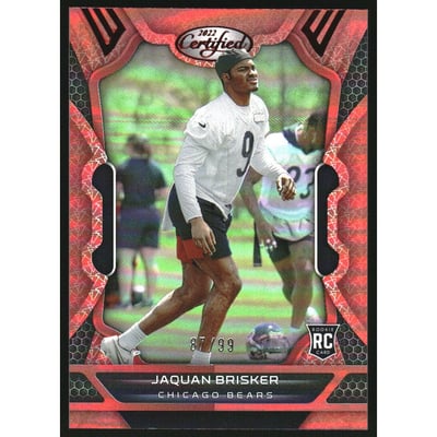 2022 Certified Mirror Red #175 Jaquan Brisker