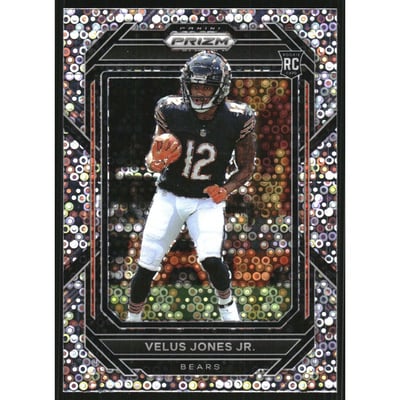 2022 Panini Prizm Prizms No Huddle #332 Velus Jones Jr.