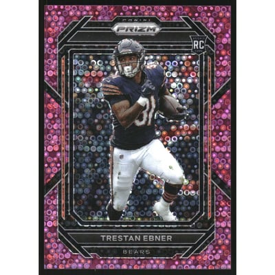 2022 Panini Prizm Prizms No Huddle Pink #351 Trestan Ebner