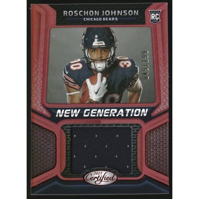 2023 Certified New Generation Jerseys Mirror Red #7 Roschon Johnson