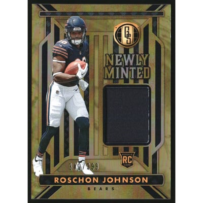 2023 Panini Gold Standard Newly Minted Memorabilia #31 Roschon Johnson