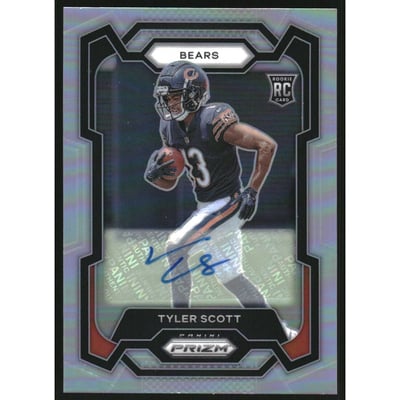 2023 Panini Prizm Autographs Prizms Silver #315 Tyler Scott
