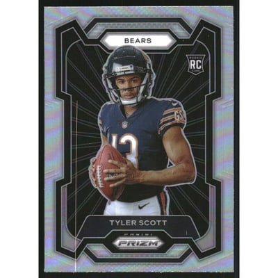 2023 Panini Prizm Rookie Variations Prizms Silver #328 Tyler Scott