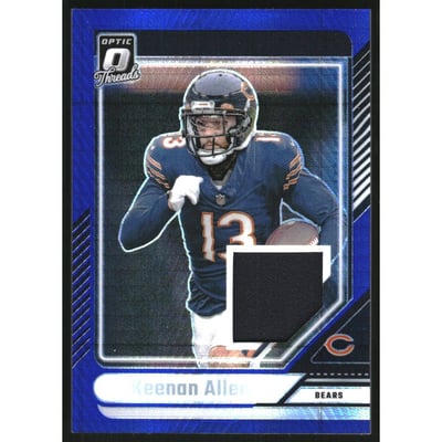 2024 Donruss Optic Donruss Threads Blue Hyper #8 Keenan Allen