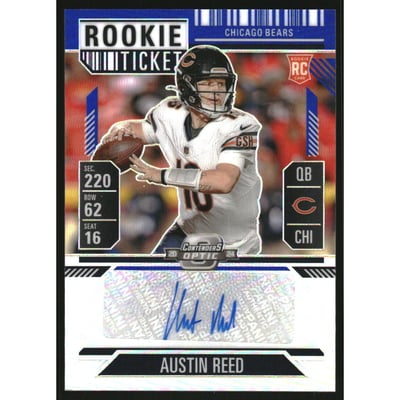2024 Panini Contenders Optic Blue #158 Austin Reed AU