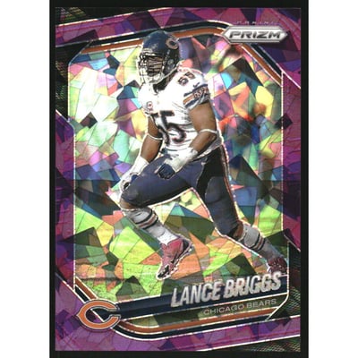 2025 Panini Prizm Prizms Purple Ice #257 Lance Briggs