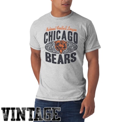 '47 Brand Chicago Bears Marksman Vintage T-Shirt - Ash