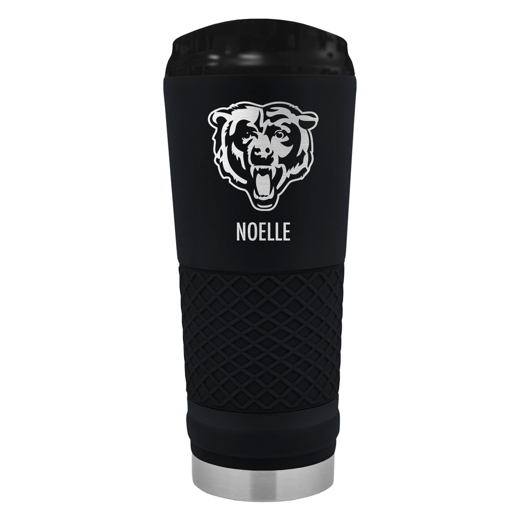 Chicago Bears 24oz. Personalized Stealth Draft Tumbler - Black