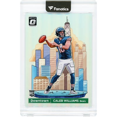 Caleb Williams Chicago Bears 2024 Panini Donruss Optic Downtown Case Hit #21 Rookie Card