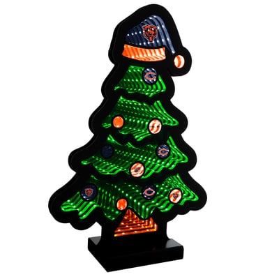 Chicago Bears 12" Christmas Tree LED Infinity Light