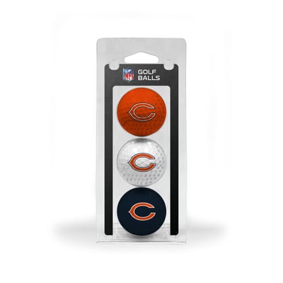 Chicago Bears 3-Pack Multi-Colored Team Golf Ball Set