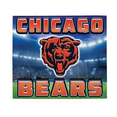 Chicago Bears 6' x 8' Single Car Garage Door Cover