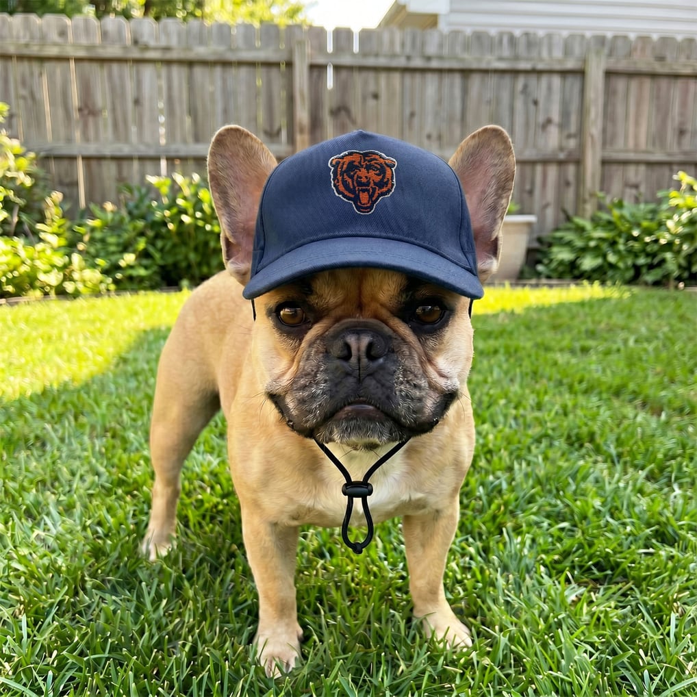 Chicago Bears Adjustable Pet Hat