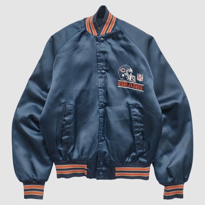 Chicago Bears Chalk Line 80s Full Snap Jacket - Navy - XXS by Fanatics Real Vintage