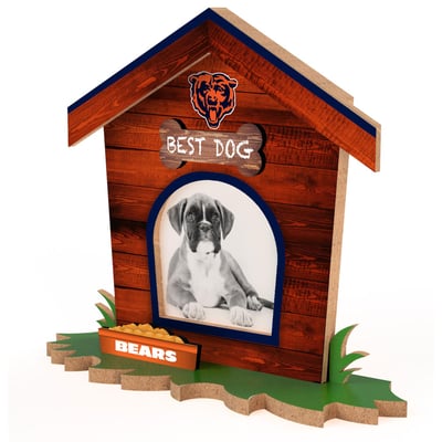 Chicago Bears Dog House Photo Frame