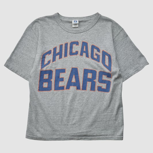 Chicago Bears Logo 7 90s T-shirt - Heather Gray - S by Fanatics Real Vintage