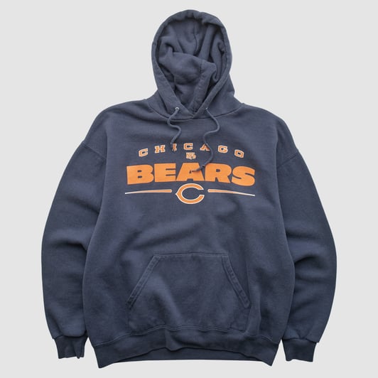 Chicago Bears NFL 2000s Hooded Pullover Sweatshirt - Navy - S by Fanatics Real Vintage