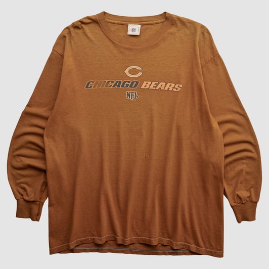 Chicago Bears NFL 2000s Long Sleeve T-shirt - Clay - XL by Fanatics Real Vintage