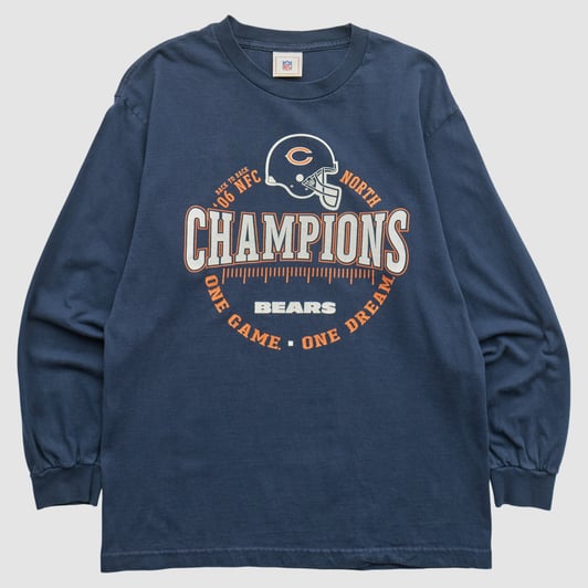 Chicago Bears NFL 2006 Long Sleeve T-shirt - Navy - L by Fanatics Real Vintage