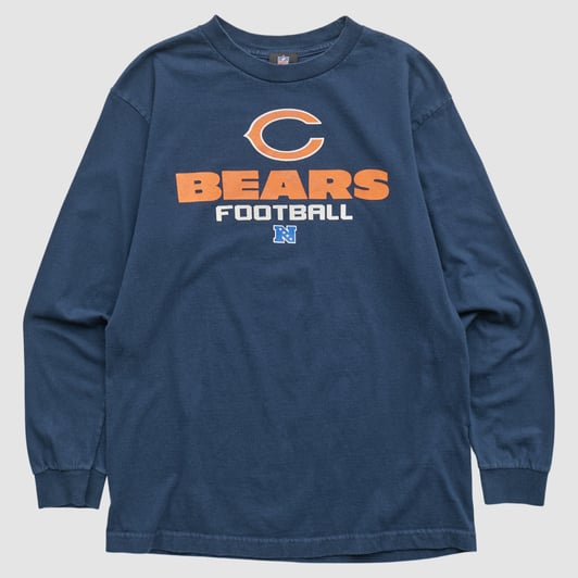 Chicago Bears NFL 2010s Long Sleeve T-shirt - Navy - S by Fanatics Real Vintage