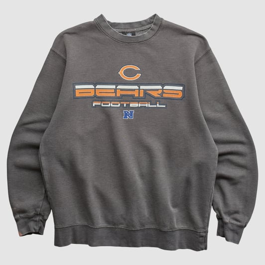 Chicago Bears NFL 2010s Pullover Sweatshirt - Gray - S by Fanatics Real Vintage