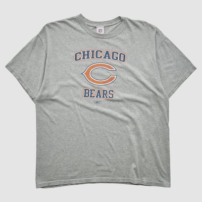Chicago Bears Reebok 2000s T-shirt - Heather Gray - 2XL by Fanatics Real Vintage