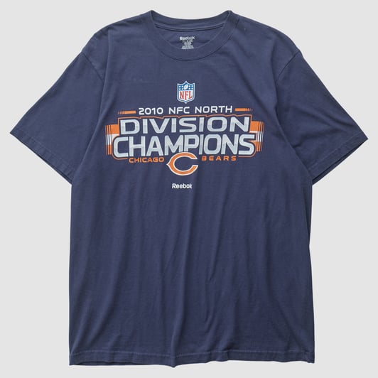 Chicago Bears Reebok 2010 T-shirt - Navy - L by Fanatics Real Vintage